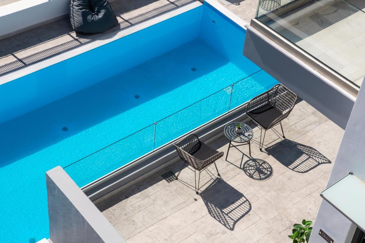 Clelia'S And Dione'S Design Studios Swimming Pool Nikiana Esterno foto