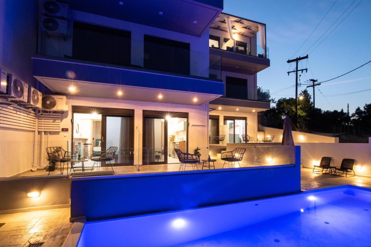 Clelia'S And Dione'S Design Studios Swimming Pool Nikiana Esterno foto